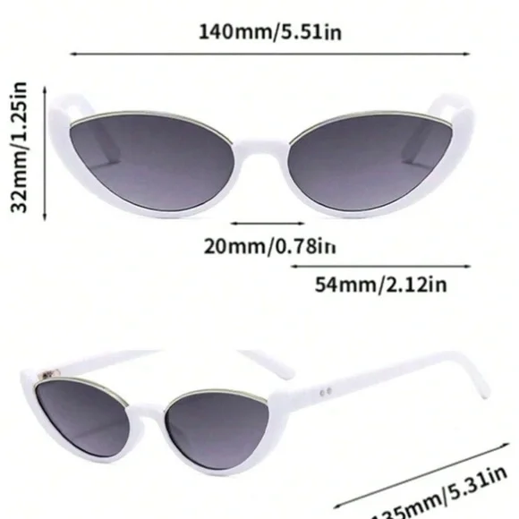 Tortoise Shell Leopard Print Oval Cat Eye Round Gold Rim Sunglasses - Picture 3 of 3